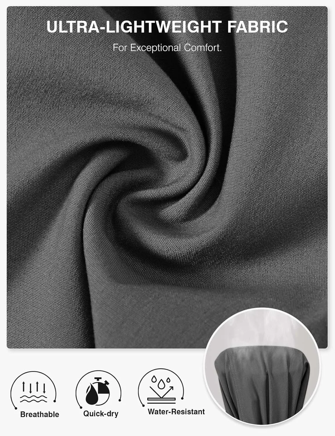 Rdruko Men's Golf Stretch Pants Casual Slacks Lightweight Business Quick Dry Dress Work Trousers