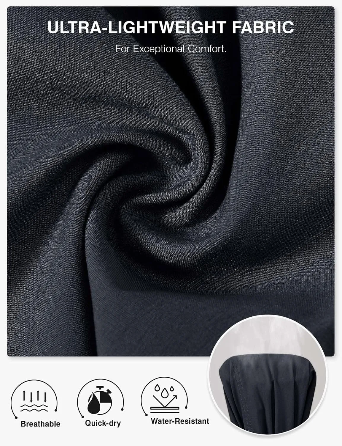Rdruko Men's Golf Stretch Pants Casual Slacks Lightweight Business Quick Dry Dress Work Trousers