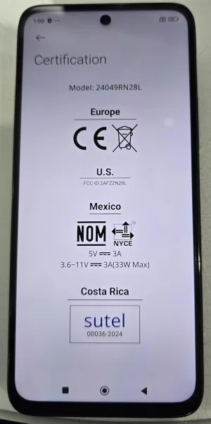 Redmi Xiaomi 13 4G LTE (128GB   6GB) Factory Unlocked Global ROM GSM 6.79" 108MP Dual Camera (Tello Mint & Global) (Midnight Black (Global ROM))