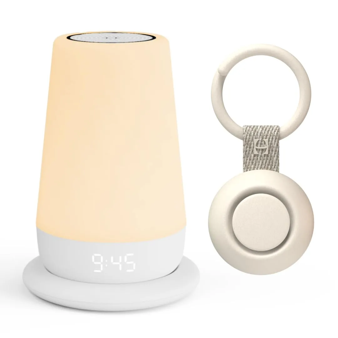 Rest  2nd Gen Baby Sleep Bundle Includes Hatch Rest  2nd Gen and Portable Rest Go | Sleep Sounds for Nursery, Travel and Registry (Putty)
