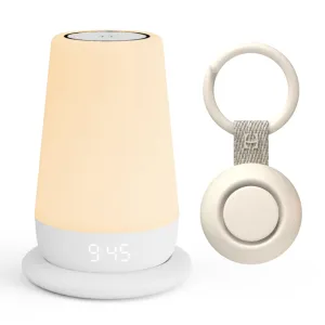 Rest  2nd Gen Baby Sleep Bundle Includes Hatch Rest  2nd Gen and Portable Rest Go | Sleep Sounds for Nursery, Travel and Registry (Putty)