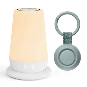 Rest  2nd Gen Baby Sleep Bundle Includes Hatch Rest  2nd Gen and Portable Rest Go | Sleep Sounds for Nursery, Travel and Registry (Slate)