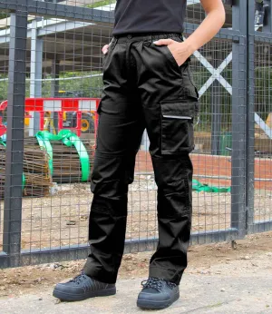 Result Work-Guard Ladies Action Trousers | Black