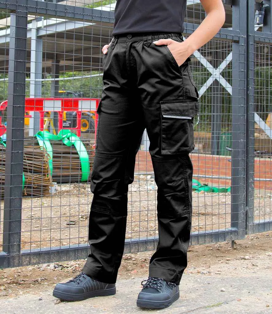 Result Work-Guard Ladies Action Trousers | Black