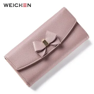 Ribbon Leather Wallet