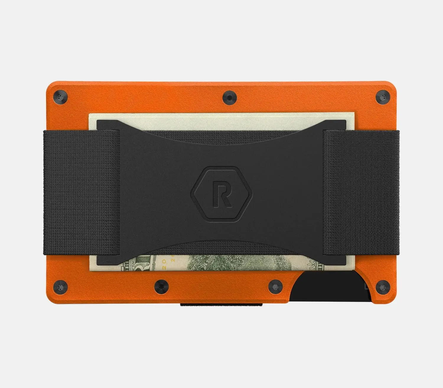 Ridge Wallets for Men - Slim Minimalist Wallet For Men, Front Pocket Wallets for Men, RFID Wallet For Men - Card Holder Wallet (Basecamp Orange)