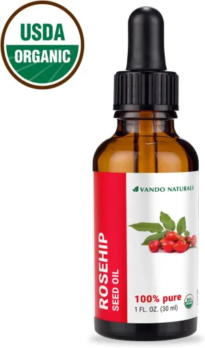Rosehip Seed Oil Virgin Organic, 1 Fluid Ounce