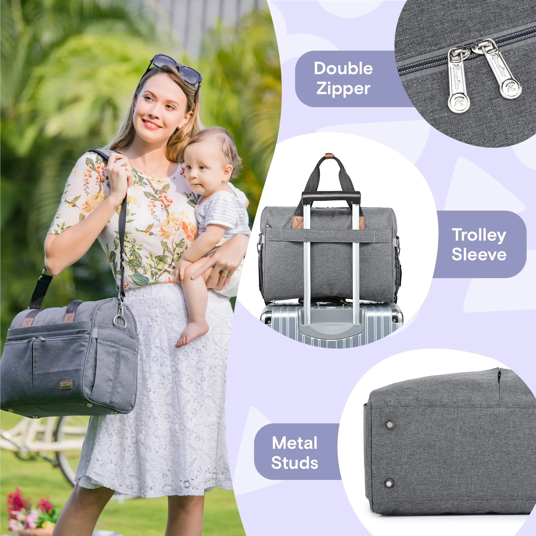 Ruvalino Diaper Bag Tote