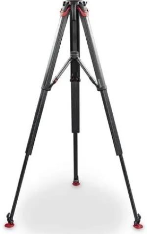 Sachtler SACH-5585 Flowtech 100 MS Tripod with Mid-Level Spreader & Rubber Feet