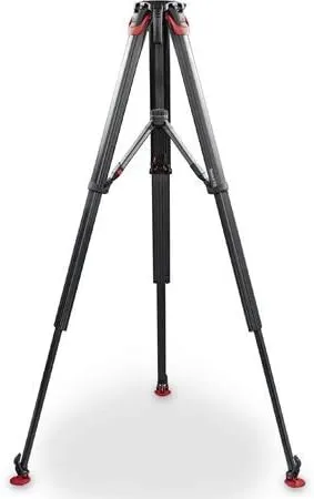 Sachtler SACH-5585 Flowtech 100 MS Tripod with Mid-Level Spreader & Rubber Feet