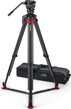 Sachtler SACH-S2068S-FTGS System Aktiv8 Sideload with Flowtech 75 mm Tripod, Ground Spreader, Carry Handle & Bag