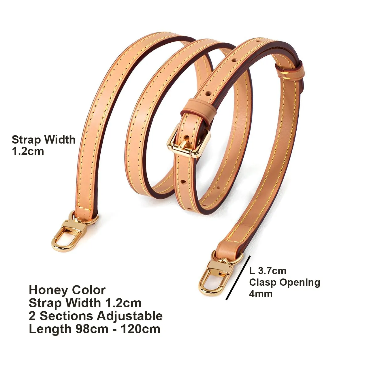SALE Adjustable Vachetta Leather Straps and Shoulder Straps for Louis Vuitton Bags