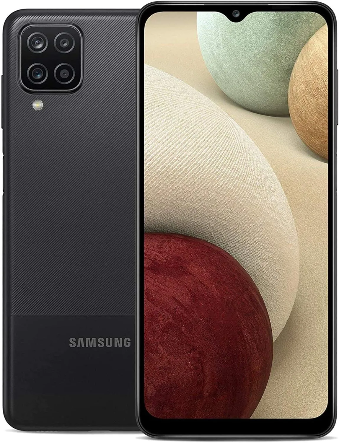 Samsung Galaxy A12 32GB A125U 6.5" Display Quad Camera Android Smartphone - Black (Renewed) (AT&T Locked)