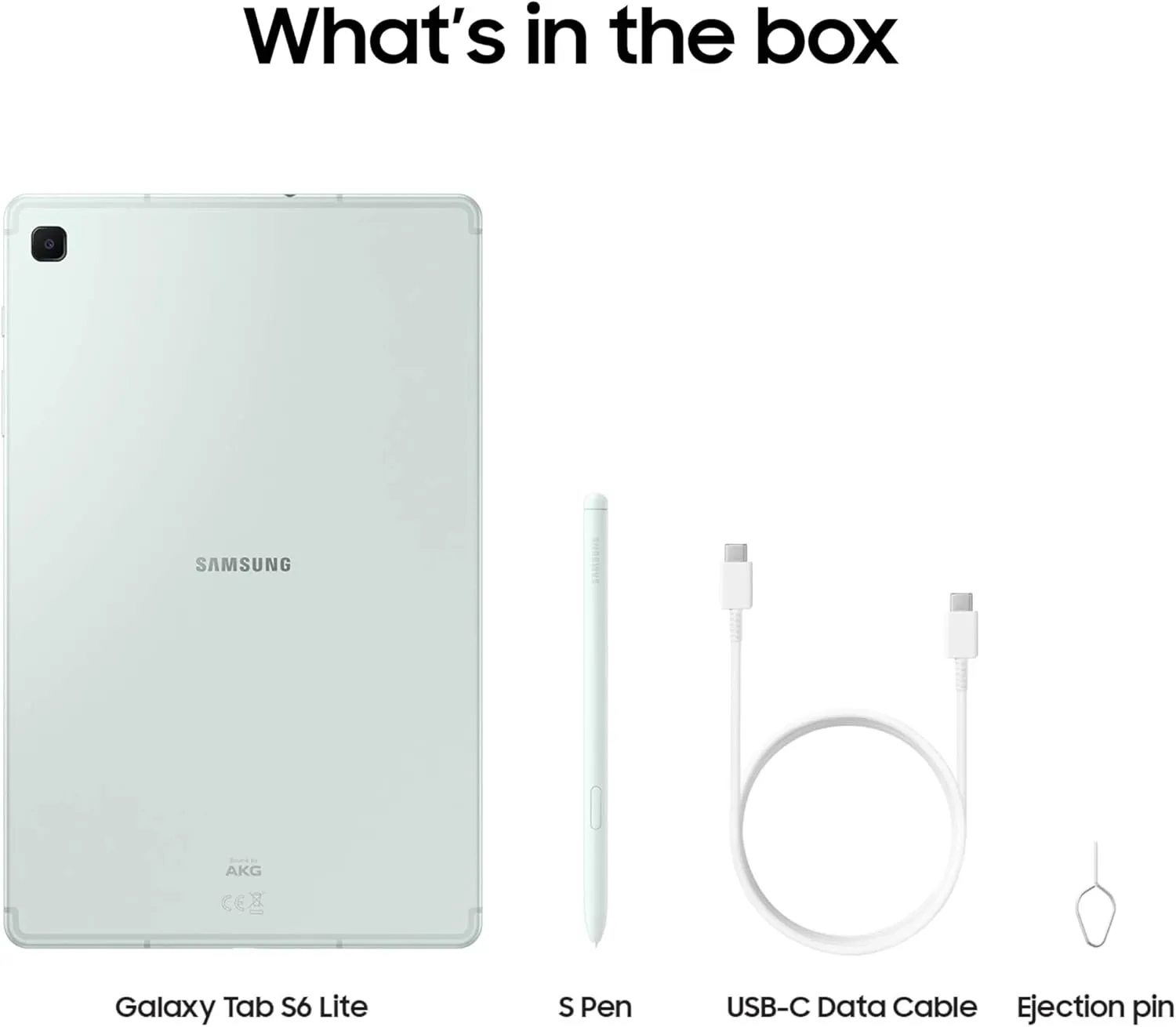 SAMSUNG Galaxy Tab S6 Lite (2024) 10.4' 128GB WiFi Android Tablet, S Pen Included, Gaming Ready, Long Battery Life, Slim Metal Design, Expandable Storage, US Version, Mint, Amazon Exclusive