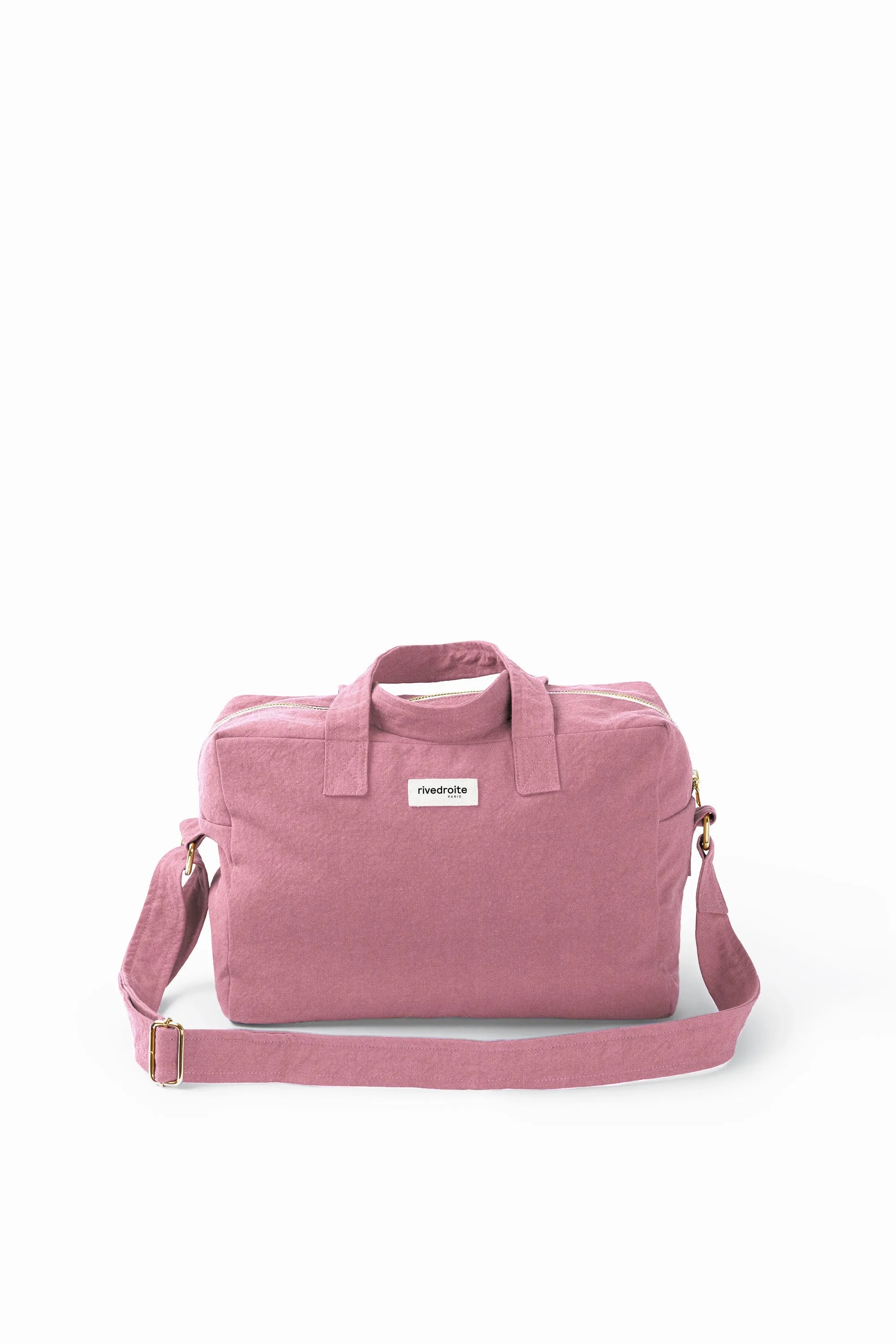 Sauval the city bag - Recycled cotton "bois de rose"