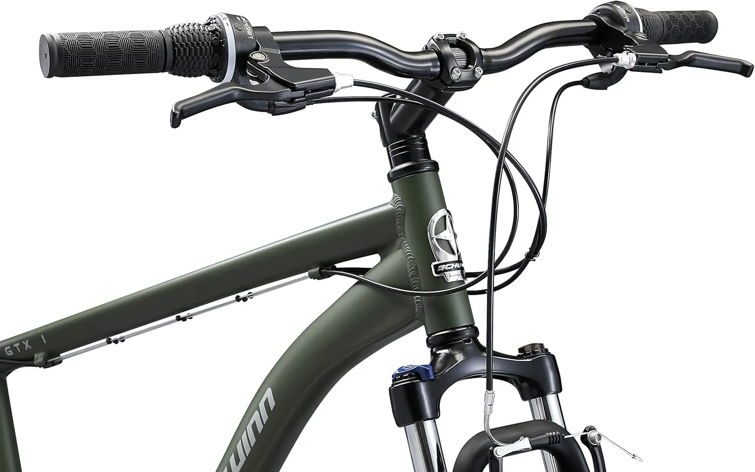 Schwinn GTX Comfort Adult Hybrid Bike, Men and Women, Dual Sport Bicycle, 700c Wheels, Step-Through or Step-Over Lightweight Aluminum Frame