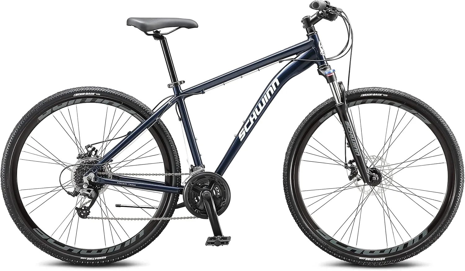 Schwinn GTX Comfort Adult Hybrid Bike, Men and Women, Dual Sport Bicycle, 700c Wheels, Step-Through or Step-Over Lightweight Aluminum Frame