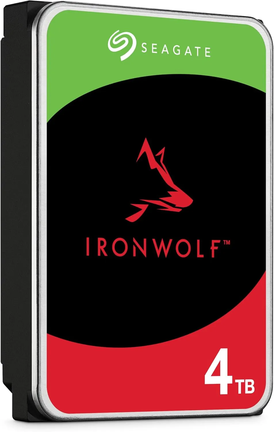 Seagate IronWolf 4TB NAS Internal Hard Drive CMR 3.5 Inch SATA 6Gb/s 5400 RPM 64MB Cache for RAID Network Attached Storage Rescue Services (ST4000VNZ06/006)