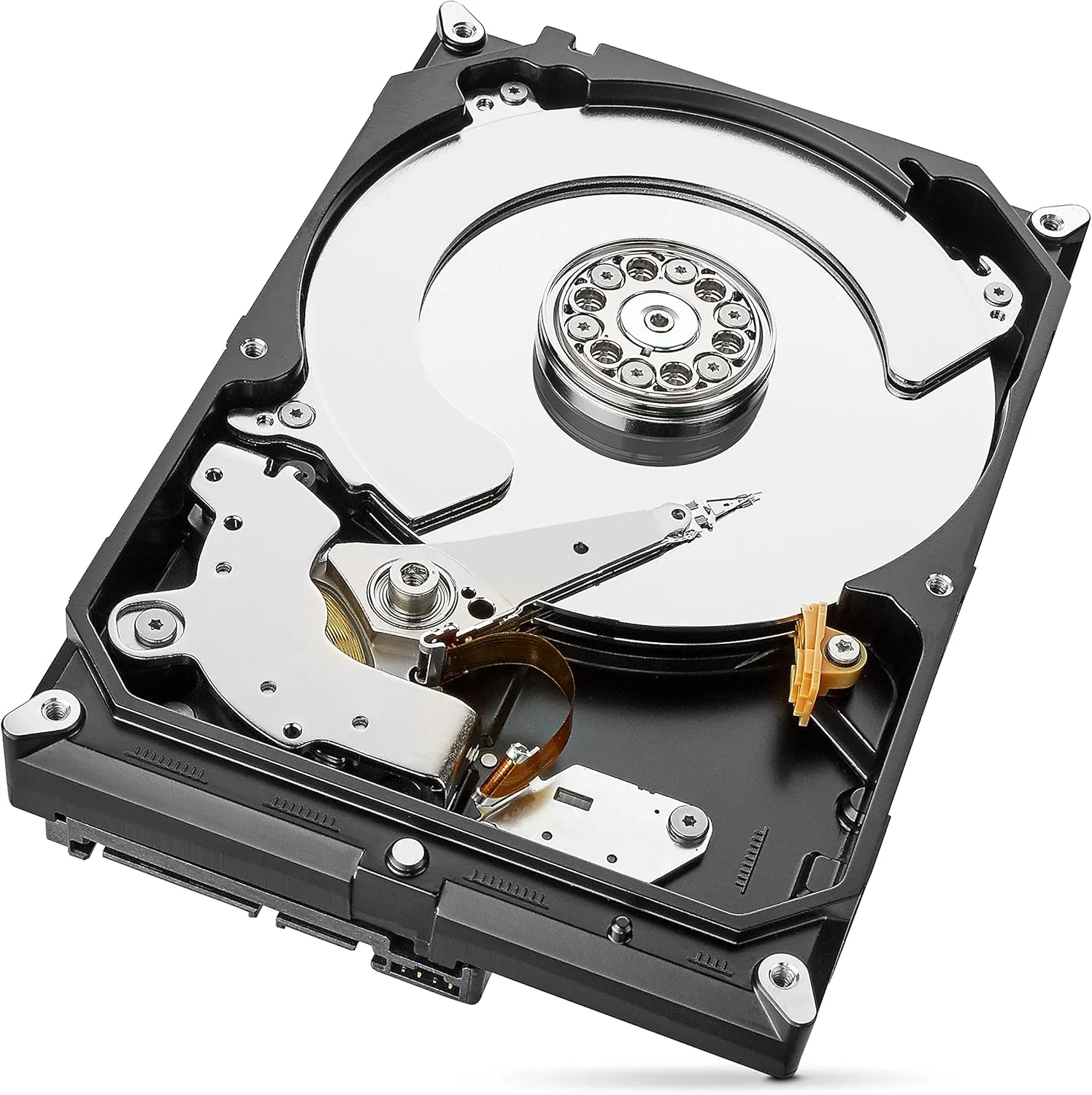 Seagate IronWolf 4TB NAS Internal Hard Drive CMR 3.5 Inch SATA 6Gb/s 5400 RPM 64MB Cache for RAID Network Attached Storage Rescue Services (ST4000VNZ06/006)
