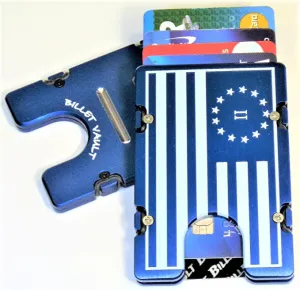 Second Revolution American Flag - Billetvault Aluminum Wallet