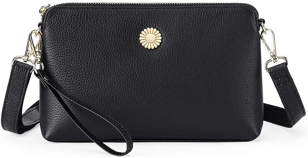 SENDEFN Sling Bag Crossbody Bags for Women Cross Body Purse Leather Fanny Pack Chest Bag for Travel