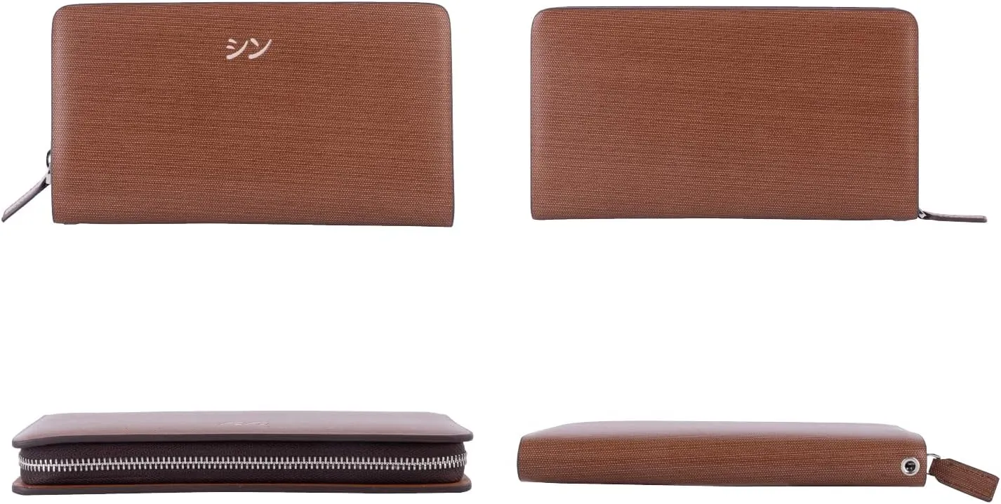 SHINKO Italian Leather Unisex Clutch Purse Wallet, Large Bifold Wristlet for Women. Women's Professional Organizer Purse, Wristlet with Phone Pocket, Men's Leather Wallet Long Purse