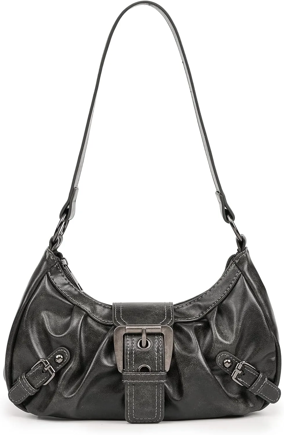Shoulder Bag for Women Top Handle Handbag Purse Y2K Hobo Clutch Small Punk Purse Trendy