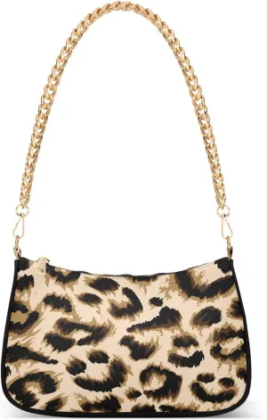 Shoulder Bags for Women Animal Zebra Leopard Cheetah Tiger Print Hobo Tote Handbag Small Clutch Purse with Zipper Closure