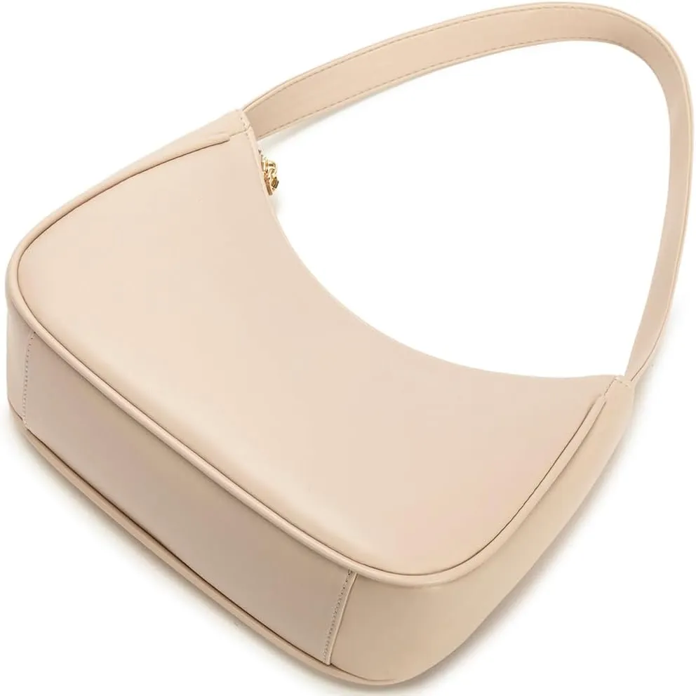Shoulder Bags for Women, Cute Hobo Tote Handbag Mini Clutch Purse with Zipper Closure
