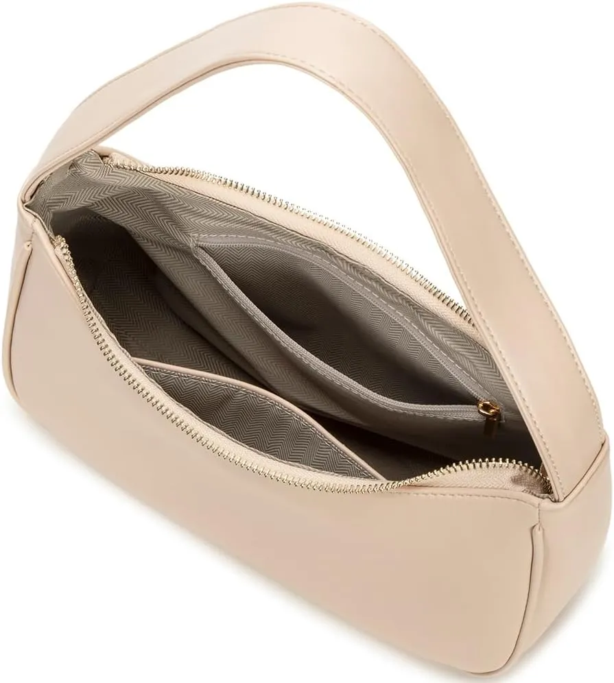 Shoulder Bags for Women, Cute Hobo Tote Handbag Mini Clutch Purse with Zipper Closure