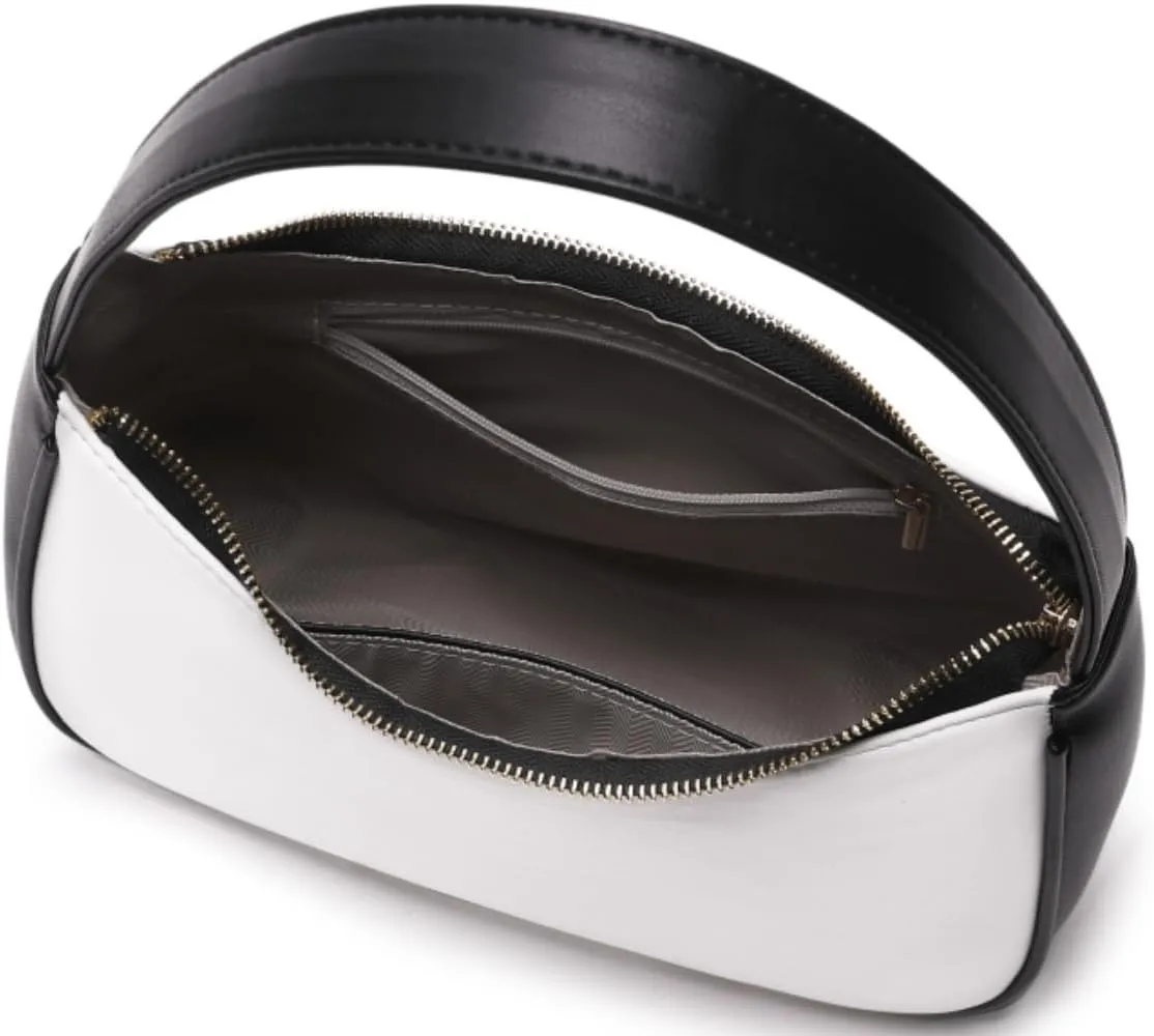 Shoulder Bags for Women, Cute Hobo Tote Handbag Mini Clutch Purse with Zipper Closure