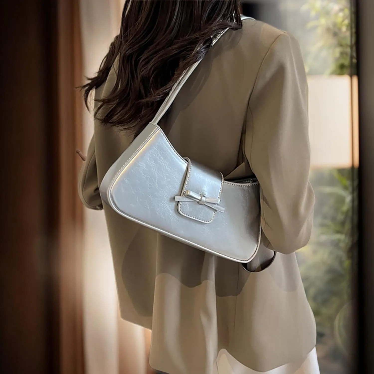 Shoulder Bags for Women Trendy Y2k Hobo Bag Style Small Shoulder Purse Cute Hobo Tote Handbag Clutch Purses