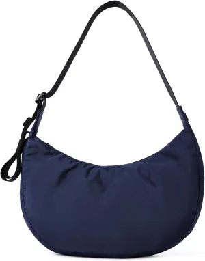 Shoulder Bags for Women,Nylon Crescent Bag Casual Shoulder Crossbody Hobo Handbag with Adjustable Strap