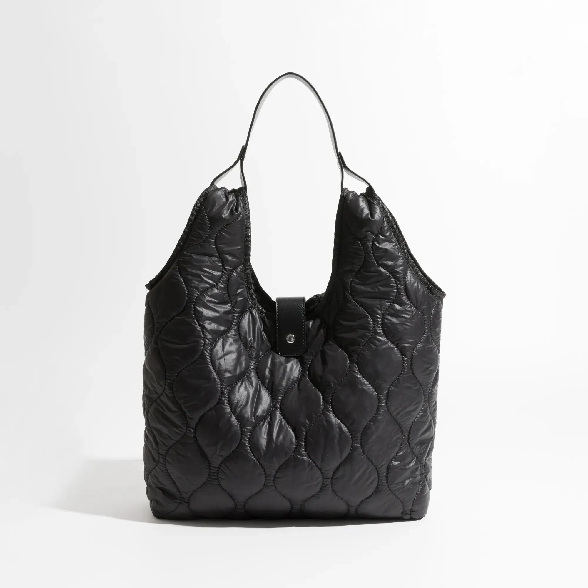 Sirke Quilted Puffer Hobo Bag