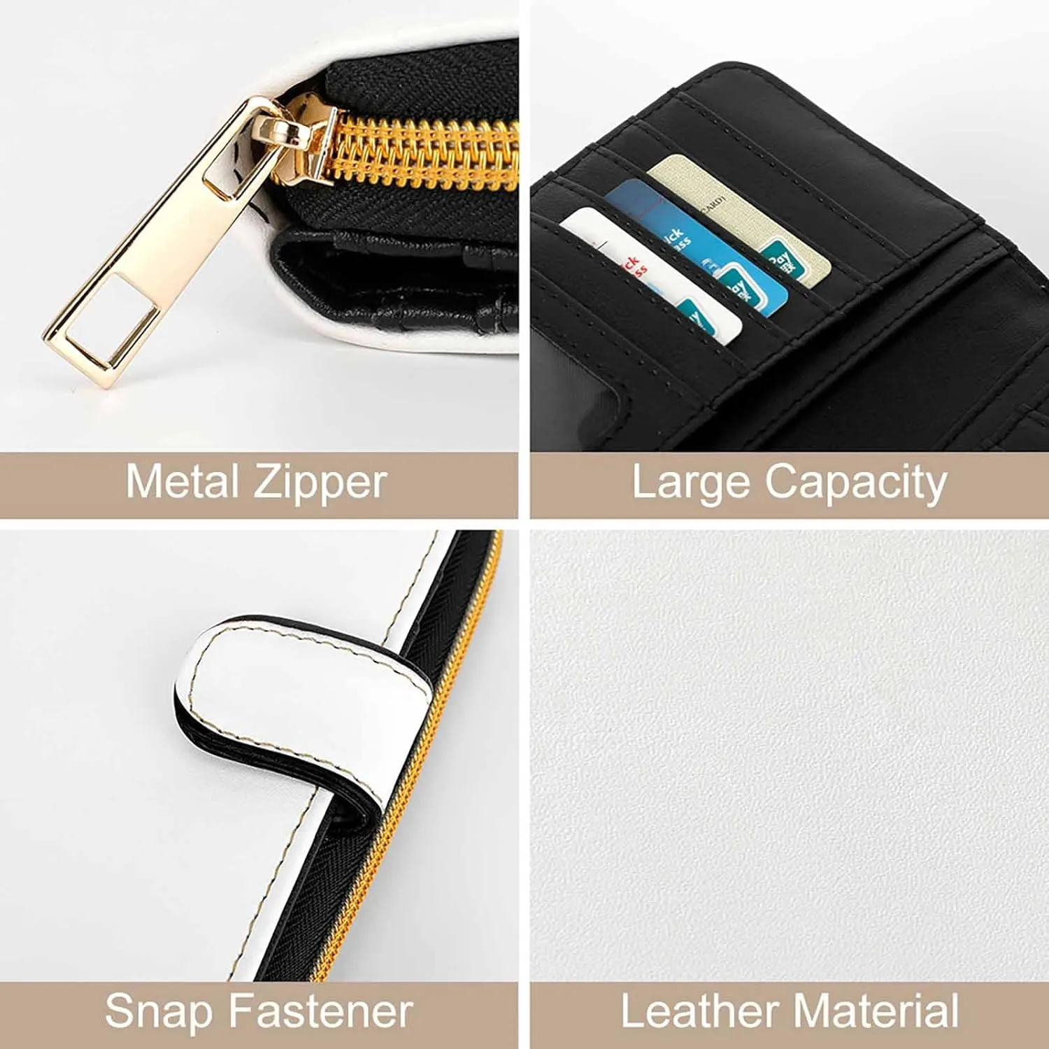 Slim Wallet for Women Men Leather Wallet,Flowers Grow in A Bottle Credit Card Holder Clutch Purses for Women, Available in Multiple Styles