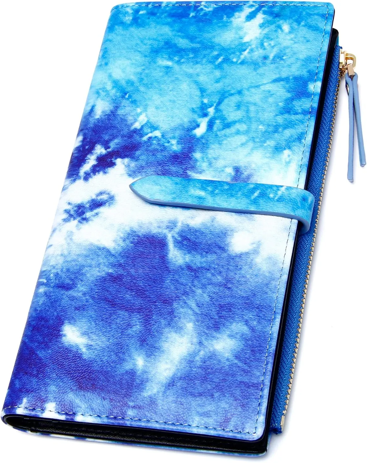 Slim Wallets for Women Credit Card Holder RFID Bifold Clutch Wallets Checkbook with Zipper Pocket