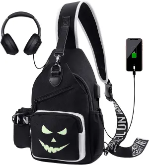Sling Bag, Crossbody Shoulder Bag for Mens Women Multipurpose Daypacks Chest Bag