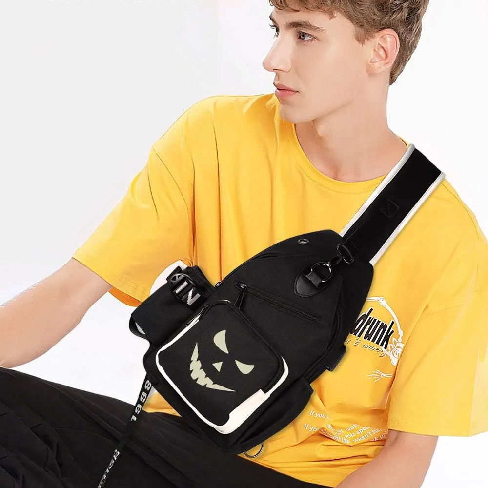 Sling Bag, Crossbody Shoulder Bag for Mens Women Multipurpose Daypacks Chest Bag