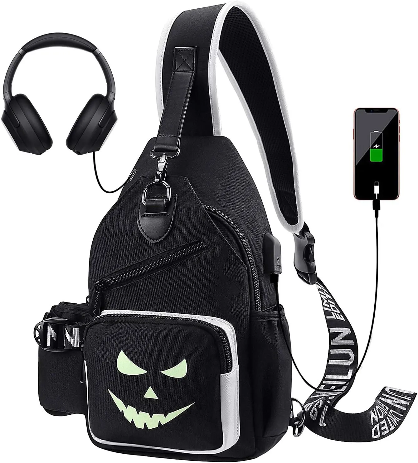 Sling Bag, Crossbody Shoulder Bag for Mens Women Multipurpose Daypacks Chest Bag