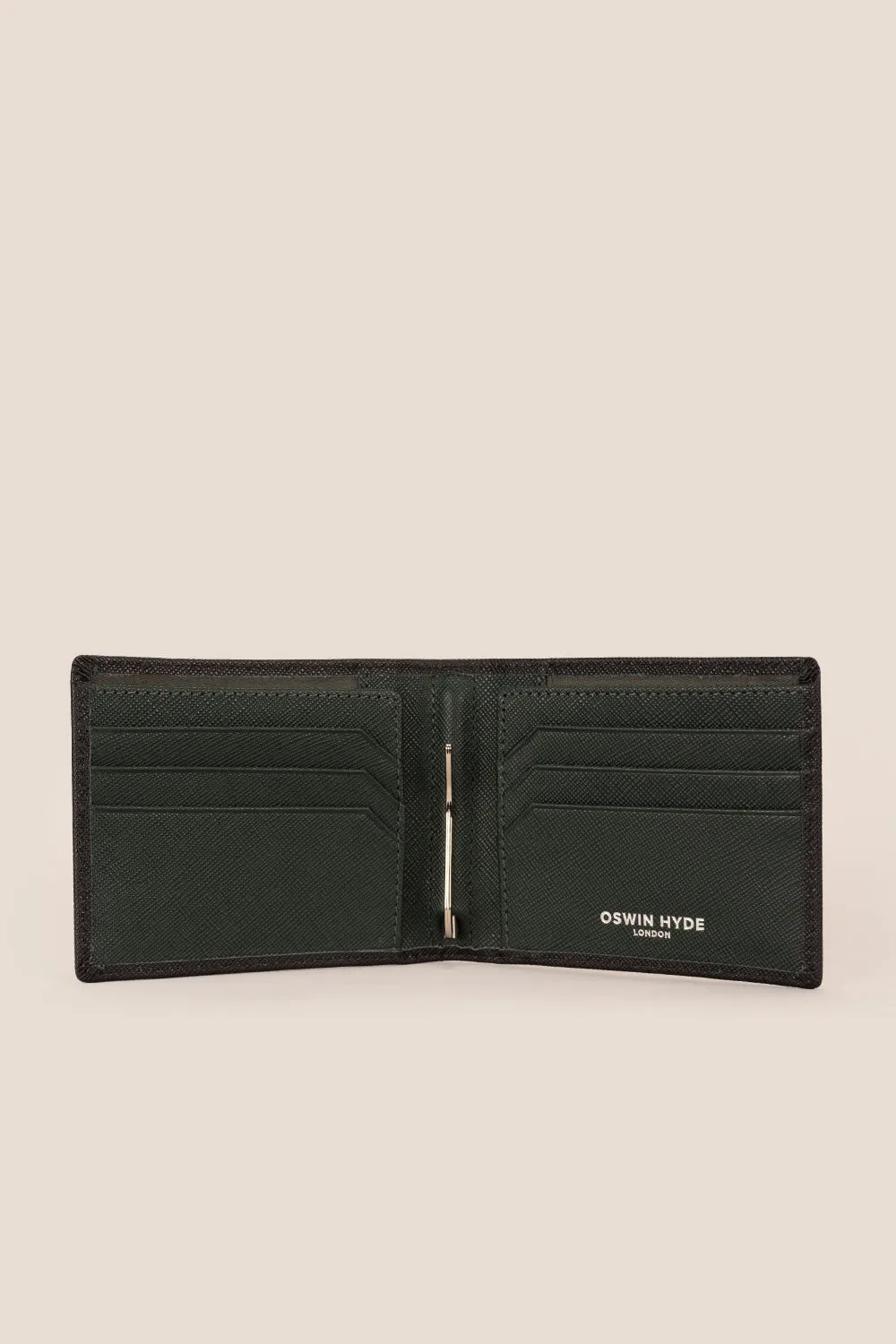 Sloane Green Money Clip Wallet