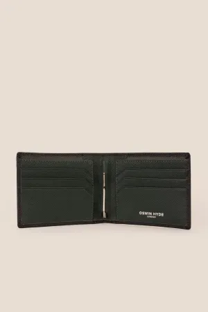 Sloane Green Money Clip Wallet