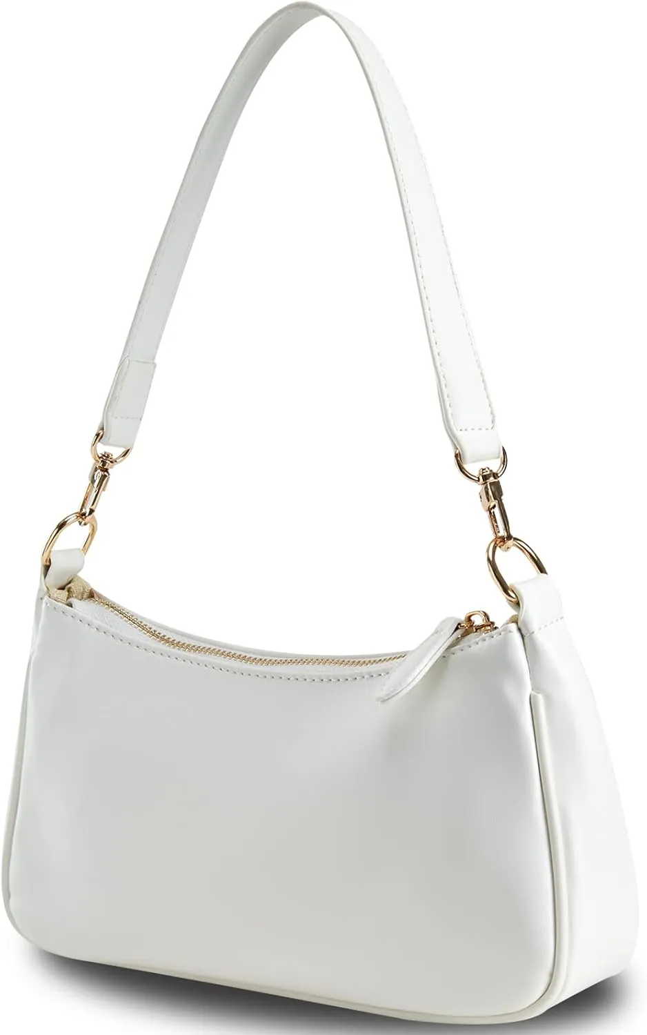 Small Cresent Shoulder Bags Crossbody Purses for Women Vegan Leather Handbag Clutch Hobo Purse