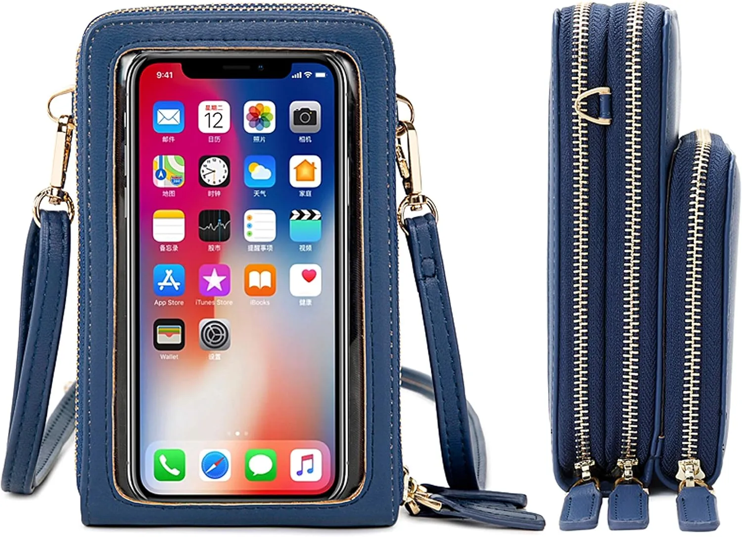 Small Crossbody Phone Bag Shoulder Bag Card holder Wallets Purse for Women & Girls