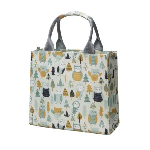 Small Diaper Bags Waterproof Travel Tote Mini Diapers Bag Multi-Function Baby Handbag Crossbody Purse (owl)