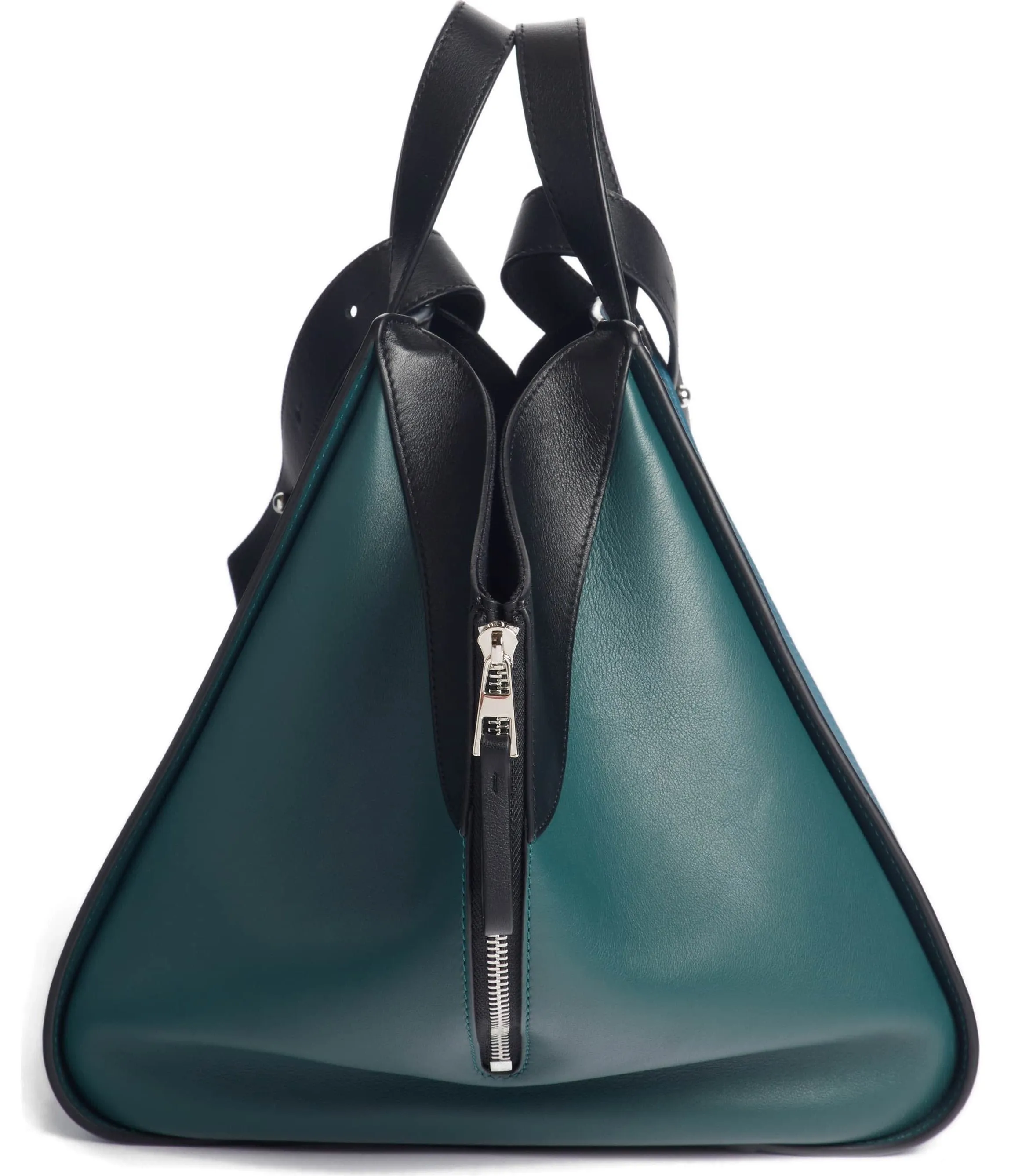 Small Hammock Tricolor Pebbled Leather Hobo
