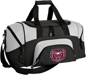SMALL Missouri State Bears Duffel Bag Missouri State University Gym Bags or Suitcase