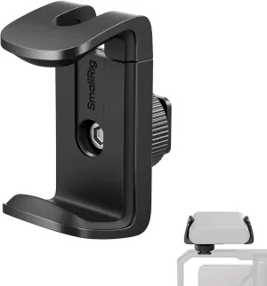 SMALLRIG Bundle Power Bank Holder with Cold Shoe Mount 4600 Universal Quick Release Phone Cage Kit Basic 4597