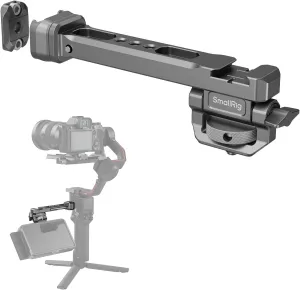 SMALLRIG HawkLock Quick Release Adjustable Camera Monitor Mount, NATO Rail and Cold Shoe, Tilt 165° Adjustable, for DJI RS 4 Mini/RS 4 Pro/RS 4 /RS 3 Mini/RS 3 Pro/RS 3 /RSC 2 /RS 2 Stabilizers