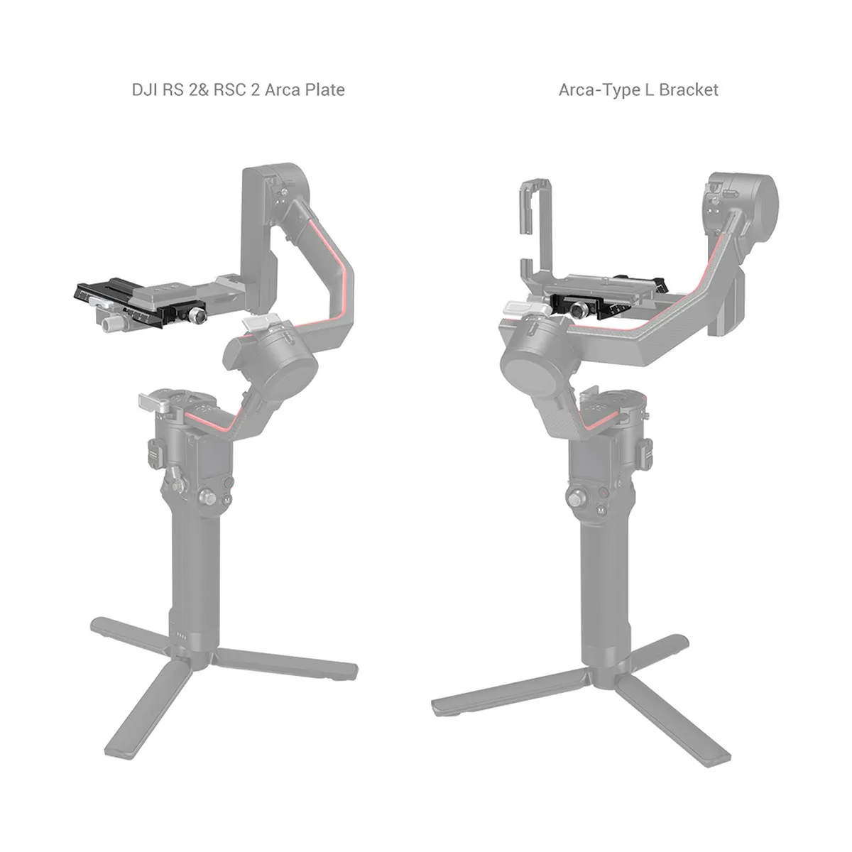SmallRig Manfrotto-Style Quick Release Plate with Arca Mount for DJI RS Gimbals