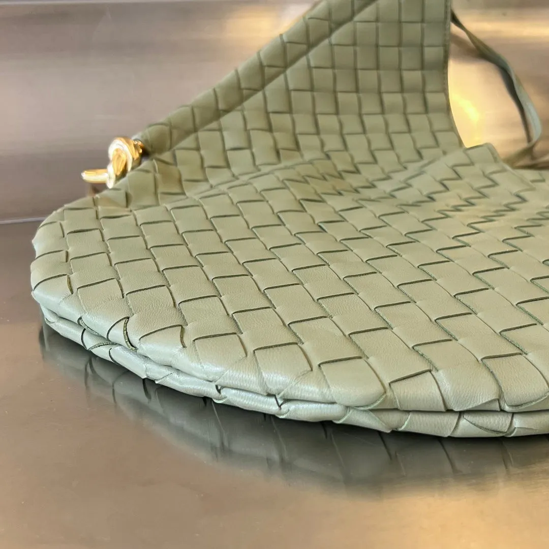 SOLSTICE 44 MEDIUM Trusted platform LAMBSKIN SARDINE Bottega GREY Veneta Seamless support
